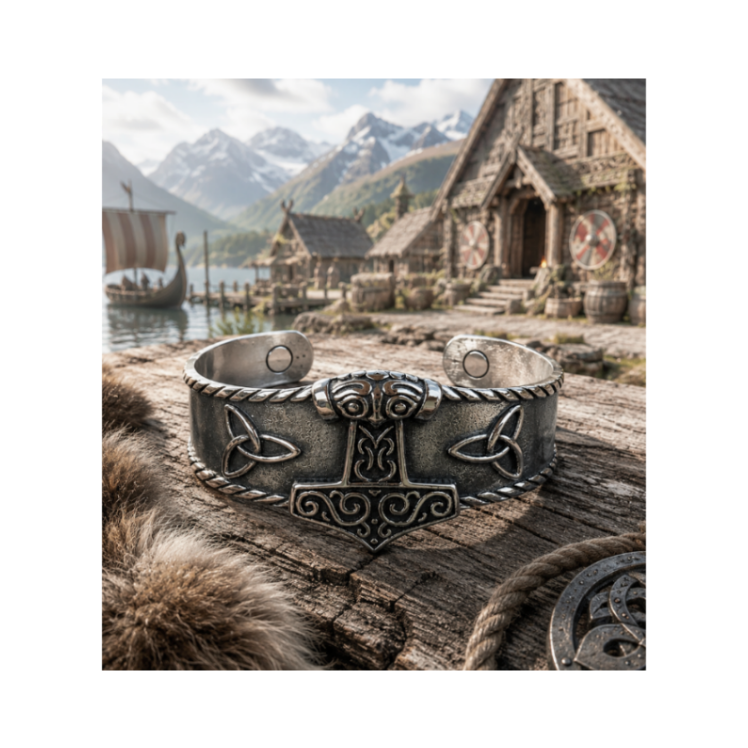 Thor's Hammer Mjölnir Viking Armband – Stainless Steel