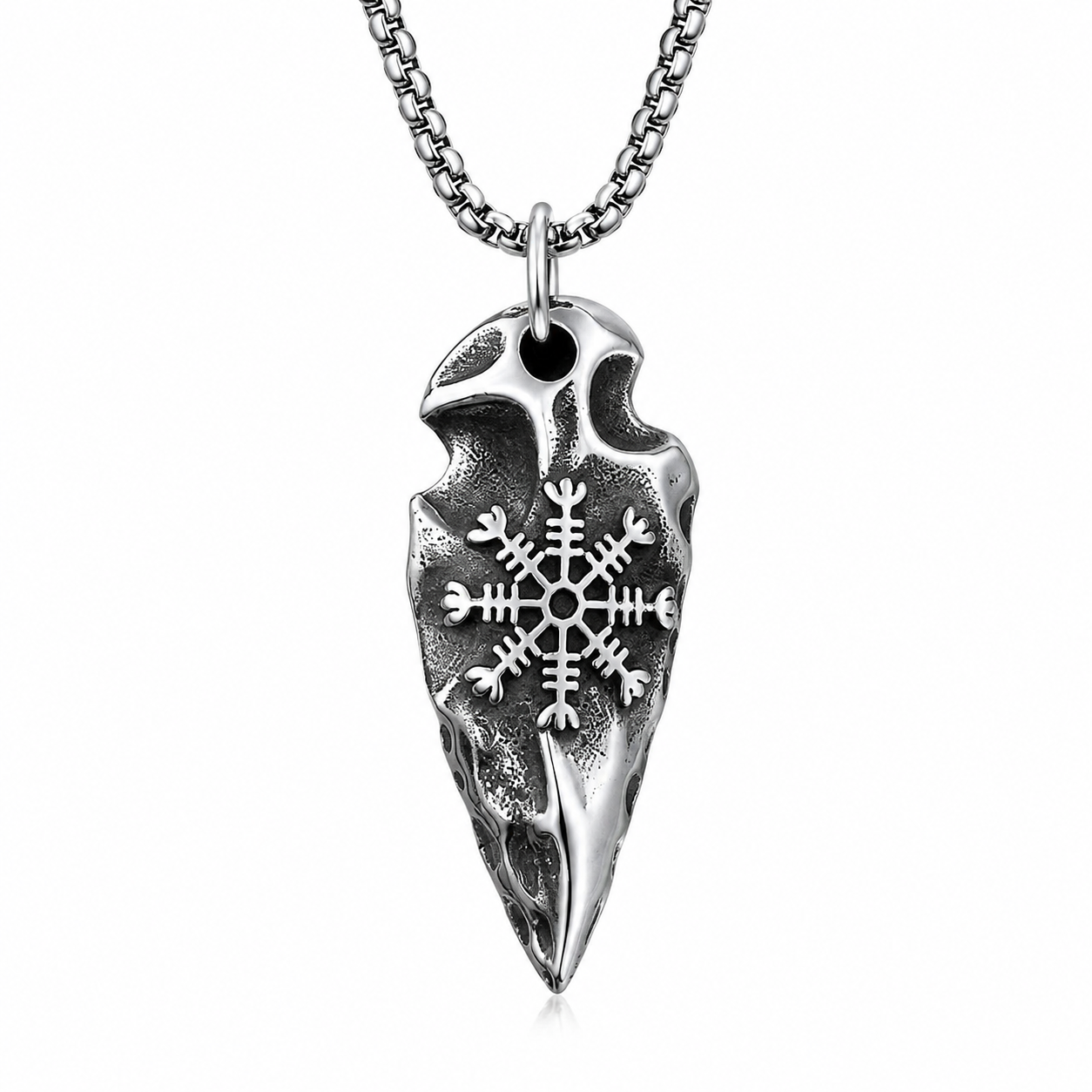 Gungnir Vegvísir Spear Hanger – Stainless Steel