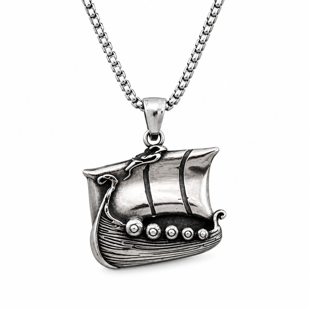 Drakar Viking Warship Hanger – Stainless Steel