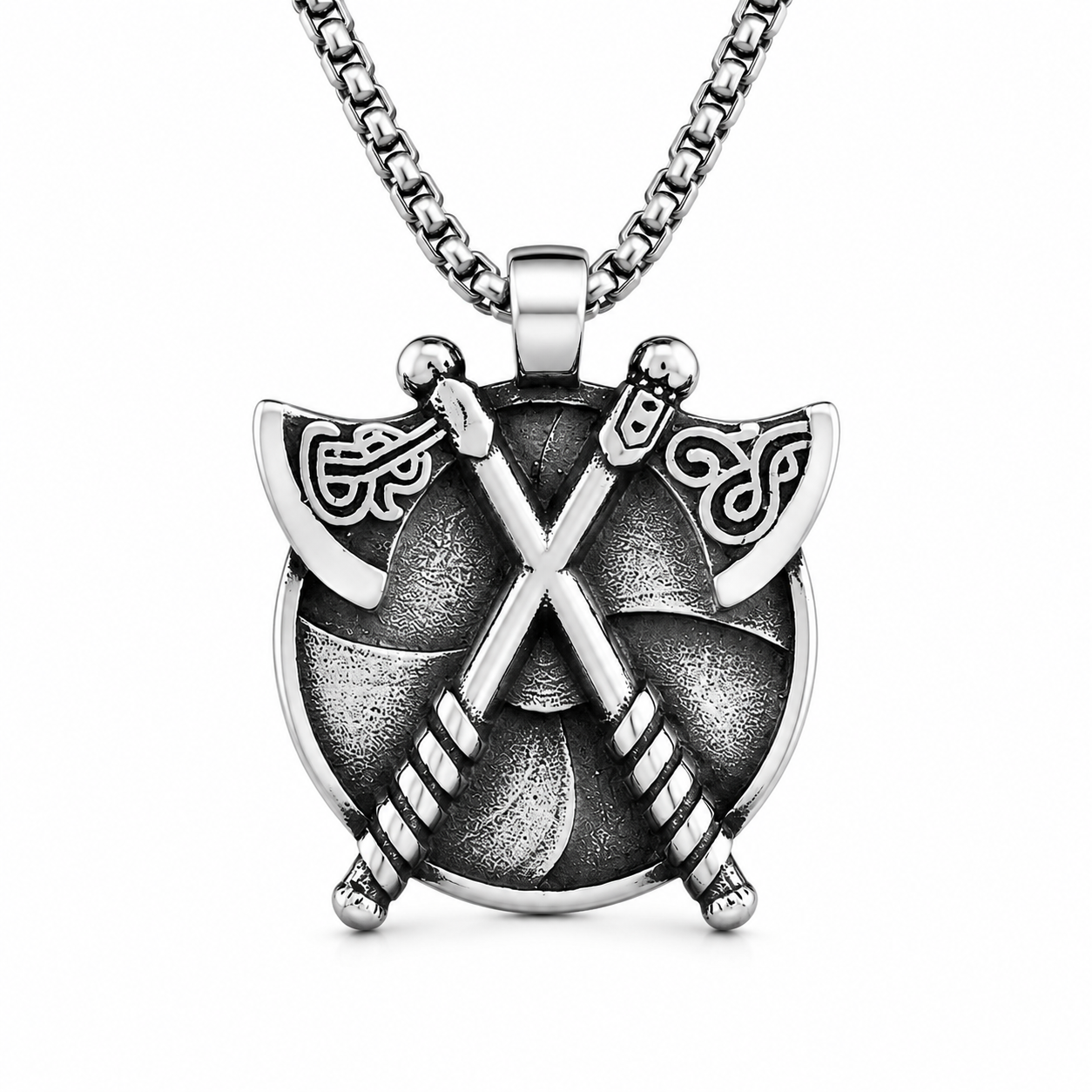 Tesoro Mio Michel Double Axe Hanger– Stainless Steel
