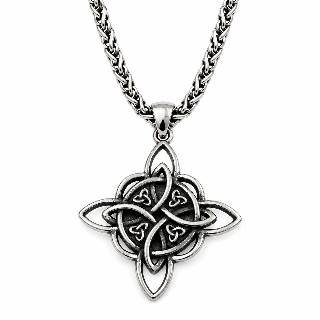 Viking Völva Witch Knot Hanger – Stainless Steel