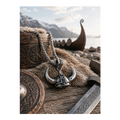 Viking Horned Helmet Hanger (klein) – Stainless Steel