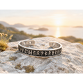 Viking Runes Armband – Stainless Steel -Zwart