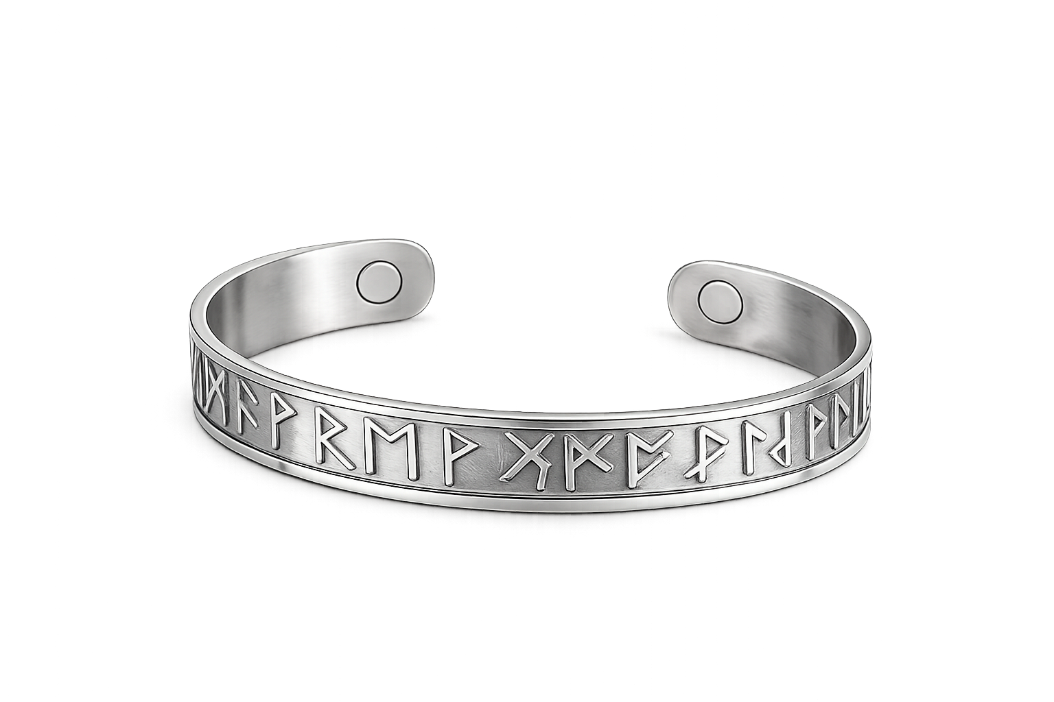 Viking Runes Armband  – Stainless Steel -Zilverkleurig